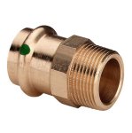 Медная пресс муфта 35-1" НР Viega Profipress 297947