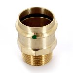 Медная пресс муфта 35-1" НР Viega Profipress 297947