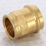 Медная пресс муфта 35-1" ВР Viega Profipress 298111
