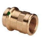 Медная пресс муфта 42-1"1/4 ВР Viega Profipress 298050