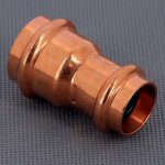 Медная пресс муфта переходная двухраструбная 28-22 Viega Profipress 325817