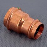 Медная пресс муфта переходная двухраструбная 35-28 Viega Profipress 328269