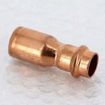 Медная пресс муфта переходная однораструбная 22-15 Viega Profipress 296377