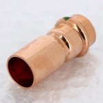 Медная пресс муфта переходная однораструбная 22-18 Viega Profipress 296391