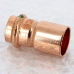 Медная пресс муфта переходная однораструбная 28-22 Viega Profipress 296506