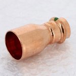 Медная пресс муфта переходная однораструбная 35-22 Viega Profipress 296452