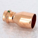 Медная пресс муфта переходная однораструбная 35-22 Viega Profipress 296452