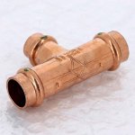 Медный пресс тройник 18-15-18 Viega Profipress 291938