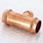 Медный пресс тройник 28-18-28 Viega Profipress 315023