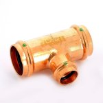 Медный пресс тройник 35-22-35 Viega Profipress 292034