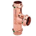 Медный пресс тройник 35-28-35 Viega Profipress 292041