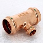 Медный пресс тройник 42-22-42 Viega Profipress 324902