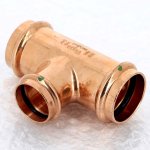 Медный пресс тройник 42-35-42 Viega Profipress 292065