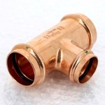 Медный пресс тройник 42-35-42 Viega Profipress 292065
