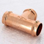 Медный пресс тройник 42-42-42 Viega Profipress 291990