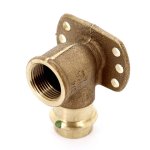 Медный пресс угол с крепежом 22-3/4" ВР Viega Profipress 116057