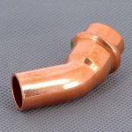 Медный пресс угол однораструбный (45*) 18-18 Viega Profipress 292560