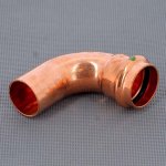 Медный пресс угол однораструбный (90*) 28-28 Viega Profipress 291686