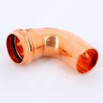 Медный пресс угол однораструбный (90*) 35-35 Viega Profipress 291693