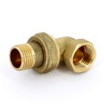 Муфта с накидной гайкой латунная Uni-Fitt угловая 1/2" ВН с прокладкой O-ring 651G2000