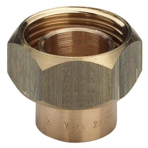 Муфта с накидной гайкой под пайку 15х3/4" ВР Viega 113148