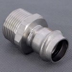 Муфта соединительная 22х1" НР VIEGA Sanpress Inox SC-Contur 436506