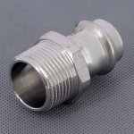 Муфта соединительная 22х1" НР VIEGA Sanpress Inox SC-Contur 436506