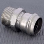 Муфта соединительная 28х1" НР VIEGA Sanpress Inox SC-Contur 436520