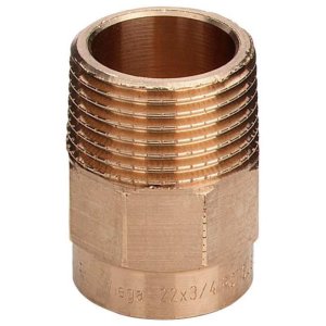 Муфта соединительная под пайку 42x1"1/2 НР Viega