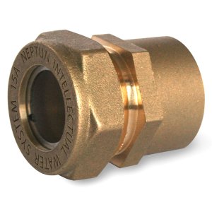 Муфта обжимная для гофрированной трубы Neptun IWS (F) 32х1"1/4 EF