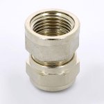 Муфта обжимная Uni-Fitt 16x1/2" ВР никелированная 661N6200