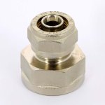 Муфта обжимная Uni-Fitt 16x3/4" ВР никелированная 661N6300
