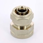 Муфта обжимная Uni-Fitt 20x3/4" ВР никелированная 661N7300