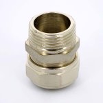 Муфта обжимная Uni-Fitt 26x1" НР никелированная 662N8400