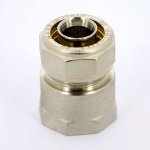 Муфта обжимная Uni-Fitt 26x1" ВР никелированная 661N8400