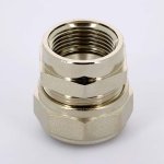 Муфта обжимная Uni-Fitt 26x3/4" ВР никелированная 661N8300