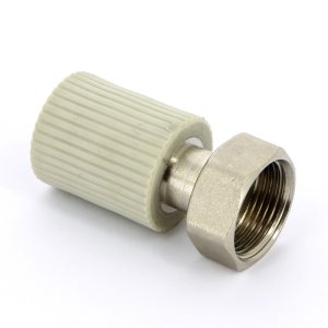 Муфта полипропиленовая с накидной гайкой FV Plast 16x3/4" ВР 223017