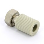 Муфта полипропиленовая с накидной гайкой FV Plast 16x3/4" ВР 223017