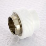 Муфта полипропиленовая Pro Aqua комбинированная под ключ 40х1"1/4 ВР PA22520P