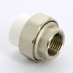 Муфта полипропиленовая Pro Aqua комбинированная разборная 20х1/2" ВР PA20008