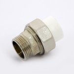 Муфта полипропиленовая Pro Aqua комбинированная разборная 20х3/4" НР PA21010