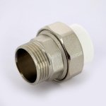 Муфта полипропиленовая Pro Aqua комбинированная разборная 25х1" НР PA21015