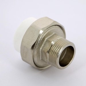 Муфта полипропиленовая Pro Aqua комбинированная разборная 25х3/4" НР PA21014