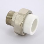 Муфта полипропиленовая Pro Aqua комбинированная разборная 25х3/4" НР PA21014