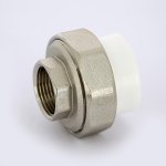 Муфта полипропиленовая Pro Aqua комбинированная разборная 32х3/4" ВР PA20016