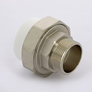 Муфта полипропиленовая Pro Aqua комбинированная разборная 50х1"1/2 НР PA21022
