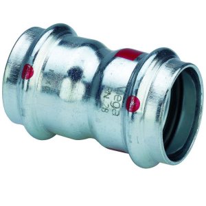 Муфта пресс двухраструбная Viega Prestabo 15 оцинкованная сталь SC Contur 557980