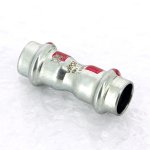 Муфта пресс двухраструбная Viega Prestabo 15 оцинкованная сталь SC Contur 557980