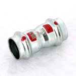 Муфта пресс двухраструбная Viega Prestabo 22 оцинкованная сталь SC Contur 558000