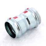 Муфта пресс двухраструбная Viega Prestabo 35 оцинкованная сталь SC Contur 558024